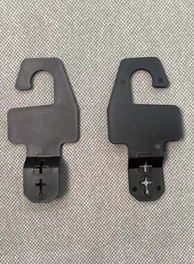 塑料皮带挂钩黑色PP腰带挂钩配件自动扣平滑扣挂钩塑料插扣展示