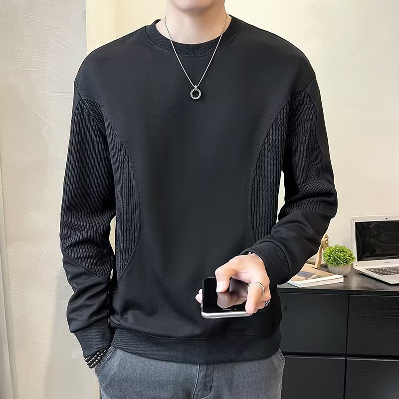 网络图春秋新款休闲圆领卫衣男青少年T恤打底衫712-5-A125-P45,男装卫衣,星座1112-5（原712-5）