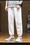2023春秋新款卫裤男宽松运动裤青少年时尚束脚裤XZ712-5-2280-P50，男装休闲裤，星座1112-5（原712-5）