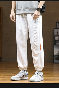 2023春秋新款卫裤男宽松运动裤青少年时尚束脚裤XZ712-5-2280-P50图片
