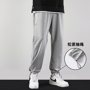 运动长裤男宽松小脚卫裤抽绳休闲束脚裤XZ712-5-633-P40 加绒P50图片