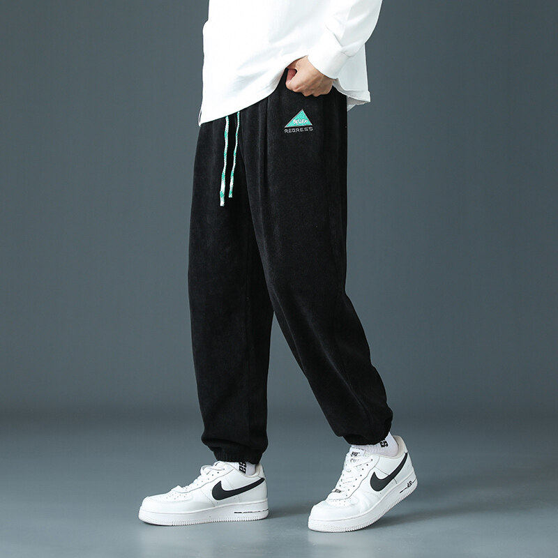 2023秋季新款男士宽松灯芯绒休闲裤青少年束脚裤XZ712-5-G90-P45,男装休闲裤,星座1112-5（原712-5）