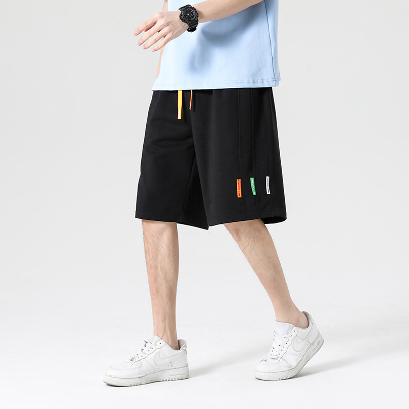 2023夏季新款男士大码五分针织裤运动休闲裤XZ712-5-K605-P35图片