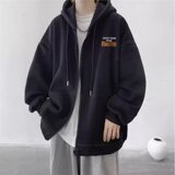 网络图卫衣连帽春秋季港风宽松开衫印花百搭外套712-5-ks36-P45，女装短外套，星座1112-5（原712-5）