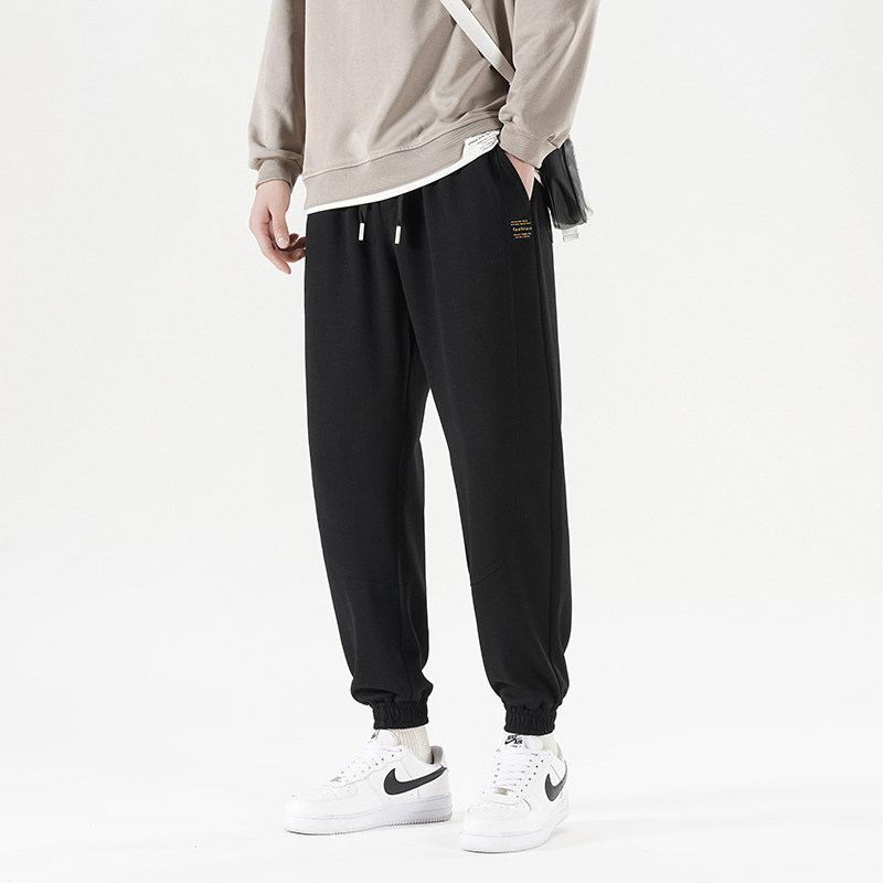 运动长裤男宽松小脚卫裤抽绳休闲束脚裤XZ712-5-516-P50加绒P60，男装休闲裤，星座1112-5（原712-5）