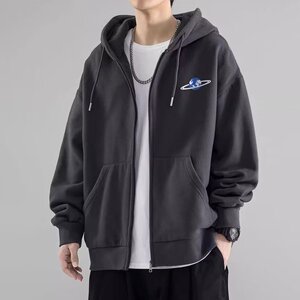 网络图卫衣连帽春秋季ins港风宽松开衫印花外套712-5-ks28-P45图片