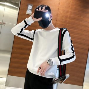 网络图网红潮牌男韩版长袖T恤卫衣青少年运动卫衣712-5-A112-P45图片
