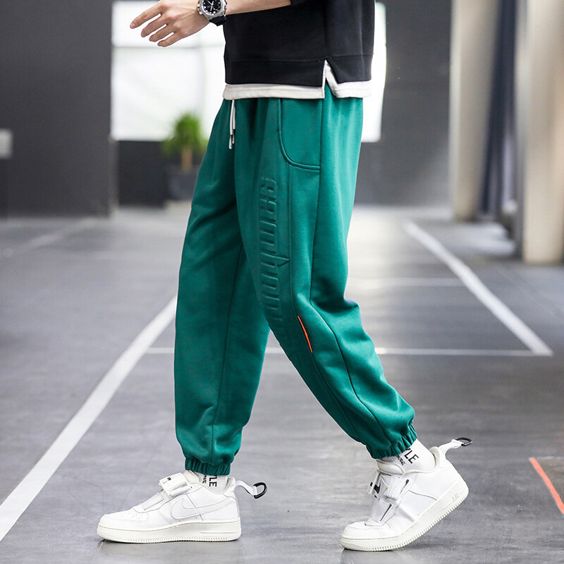 2023春秋新款卫裤男宽松运动裤青少年时尚束脚裤XZ712-5-2280-P50图片