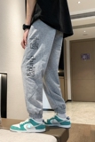 22春秋季新款男士卫裤学生宽松大码束脚运动裤XZ712-5-WK918-P45，男装休闲裤，星座1112-5（原712-5）