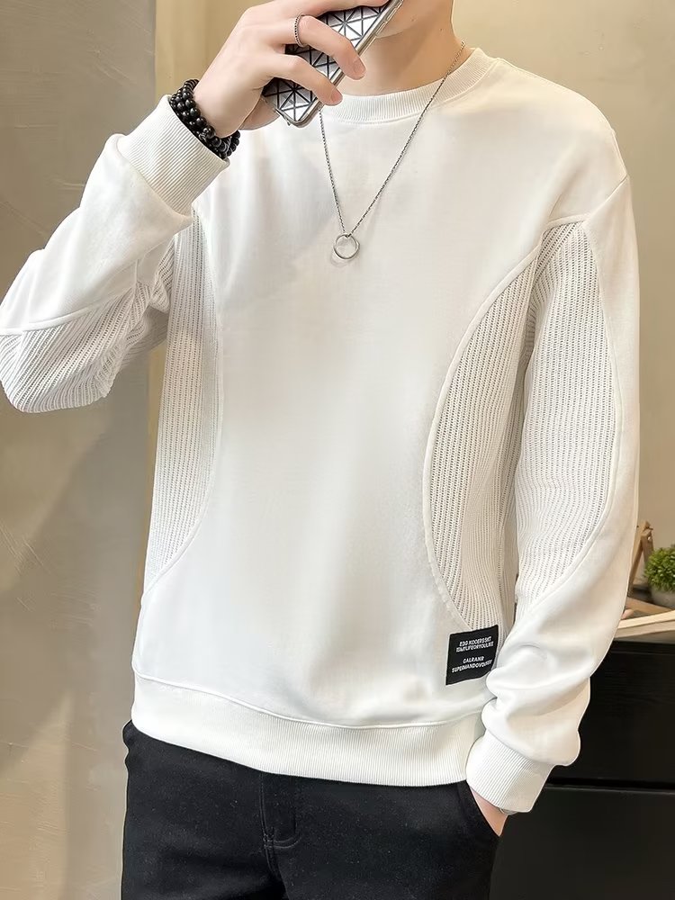 网络图春秋新款休闲圆领卫衣男青少年T恤打底衫712-5-A125-P45,男装卫衣,星座1112-5（原712-5）