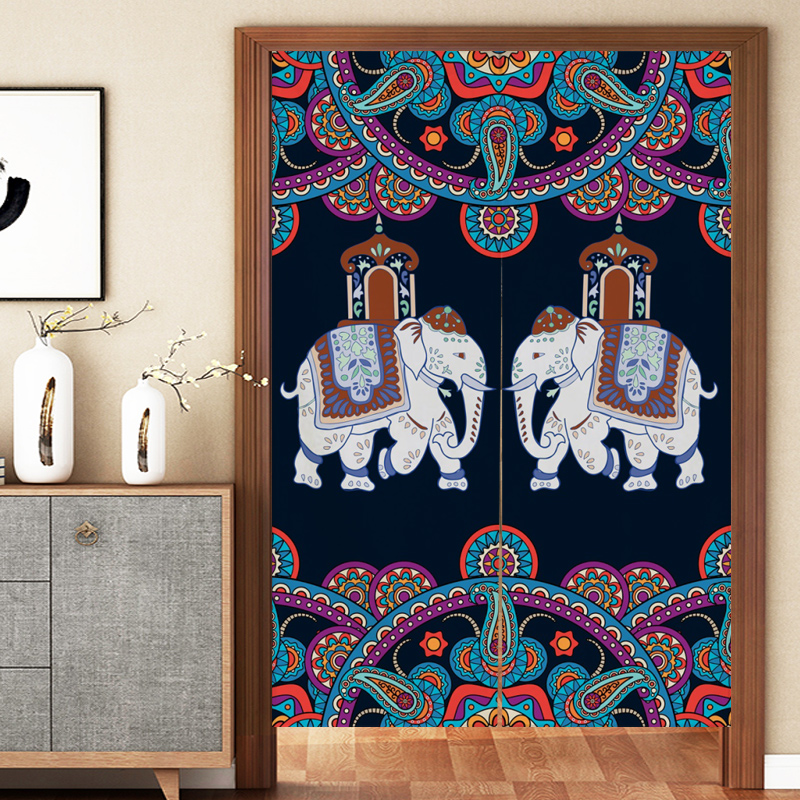 泰式风东南亚挂饰厨房隔断帘