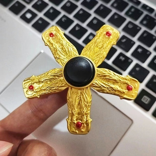 龙年指尖陀螺金属手指旋转陀螺成人解压持久儿童玩具手转益智网红