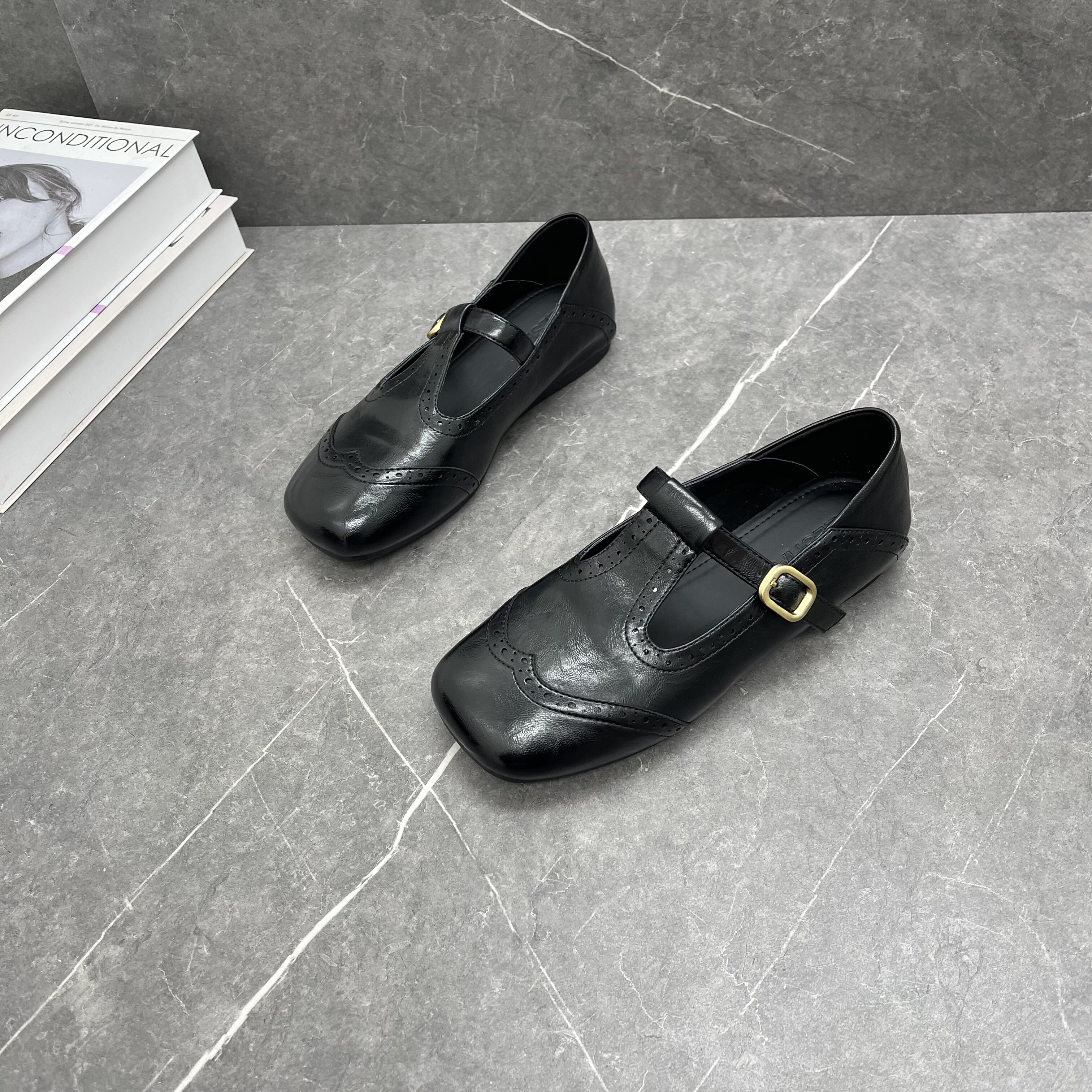 超软一字带芭蕾舞蹈鞋女2026年春新款方头平底浅口玛丽珍复古单鞋,女鞋,玛丽珍鞋,淘宝优惠券,粉丝福利购,淘宝优惠卷