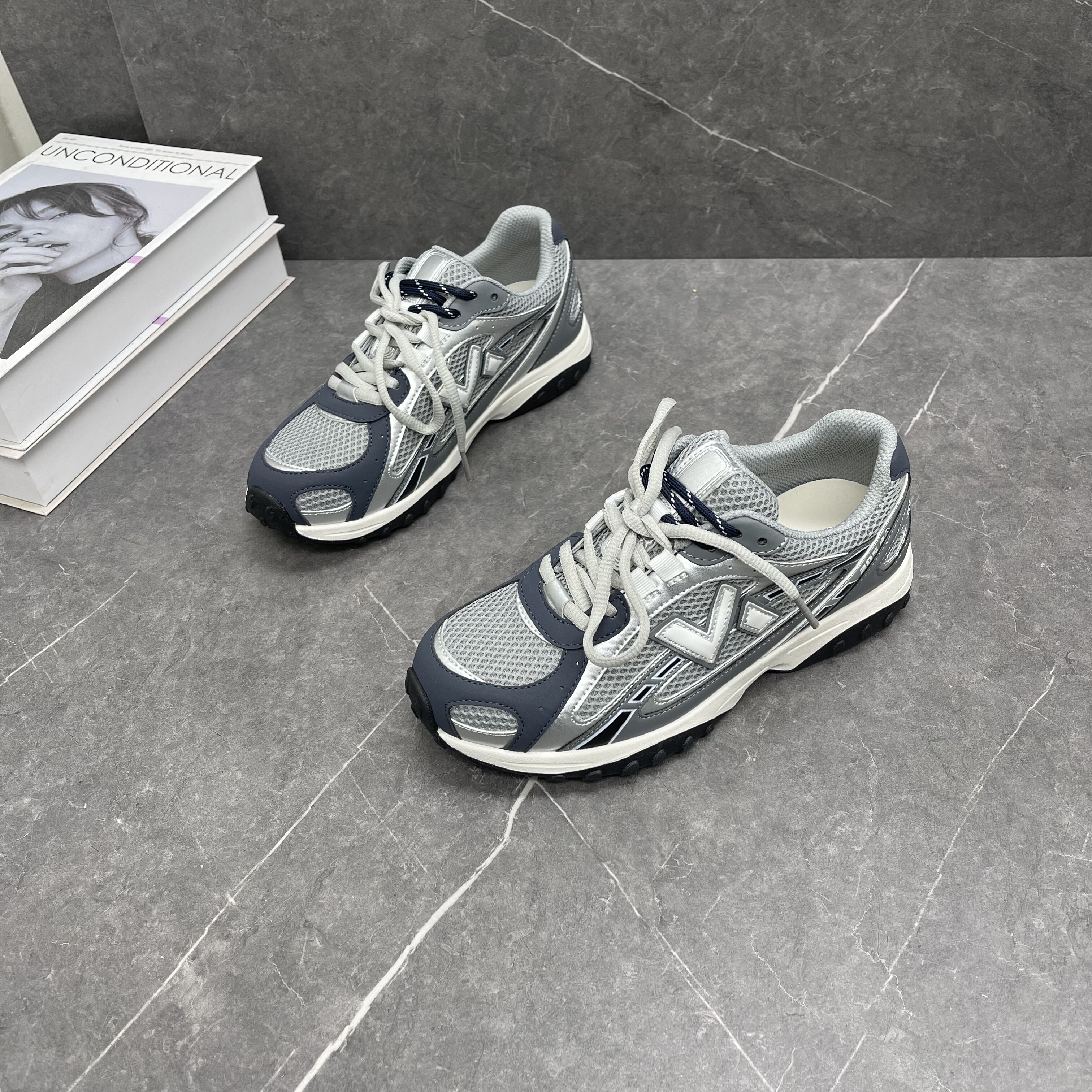 诺曼町真皮厚底德训鞋女2026新款春季网面透气舒适软底休闲跑步鞋,女鞋,德训鞋,淘宝优惠券,粉丝福利购,淘宝优惠卷