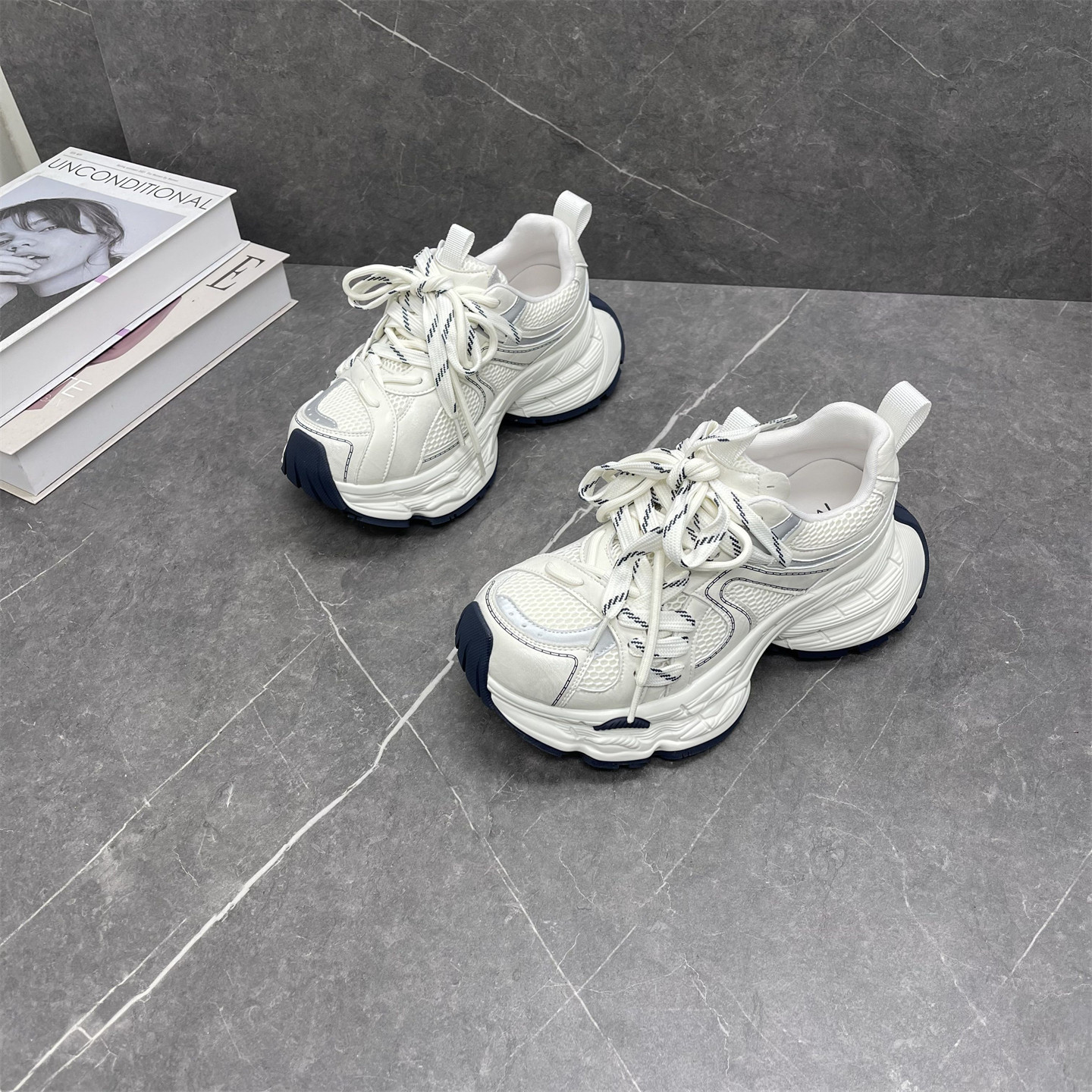 小个子增高老爹鞋女2026年春季新款软底不累脚舒适百搭运动休闲鞋