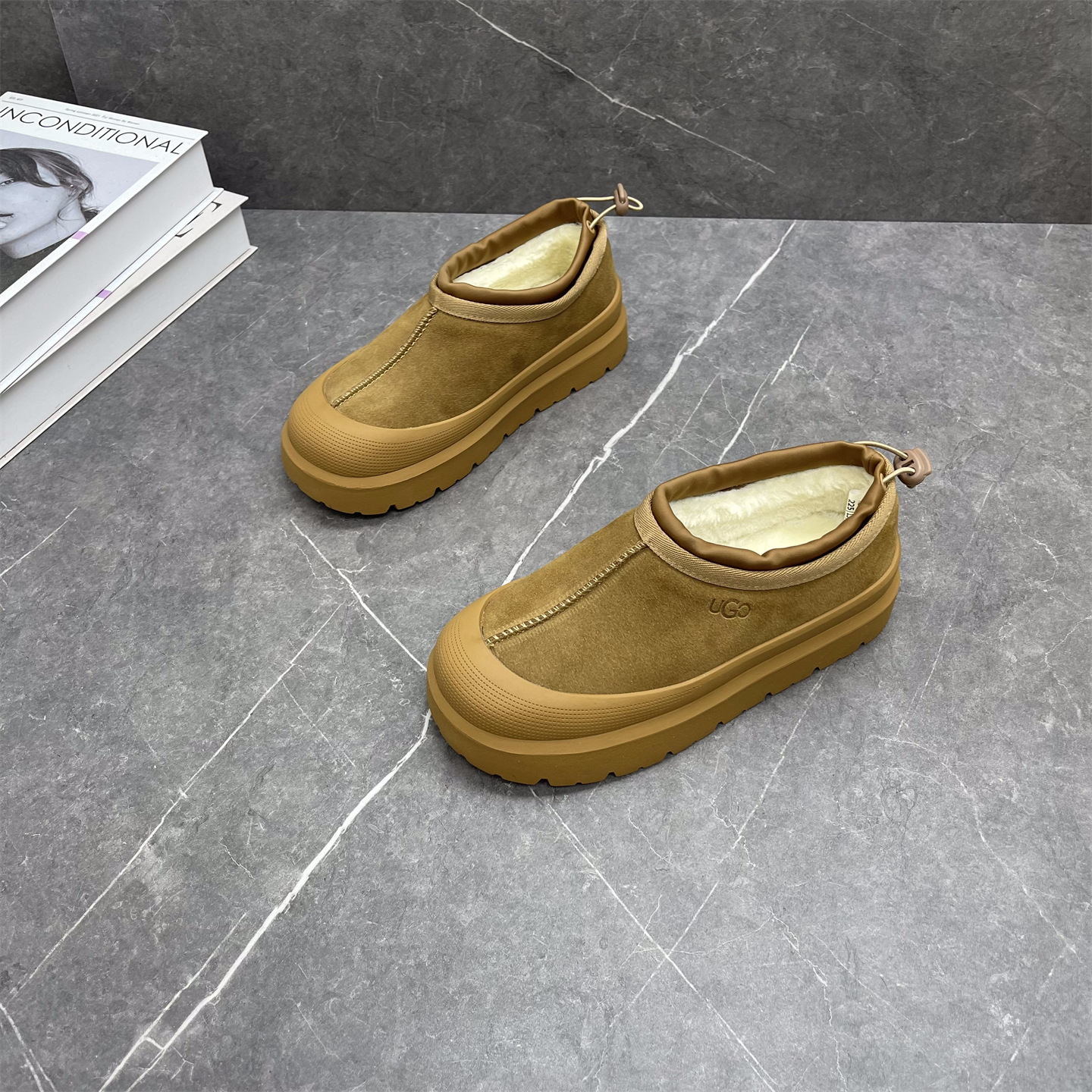 真皮厚底雪地靴女2025年冬季新款