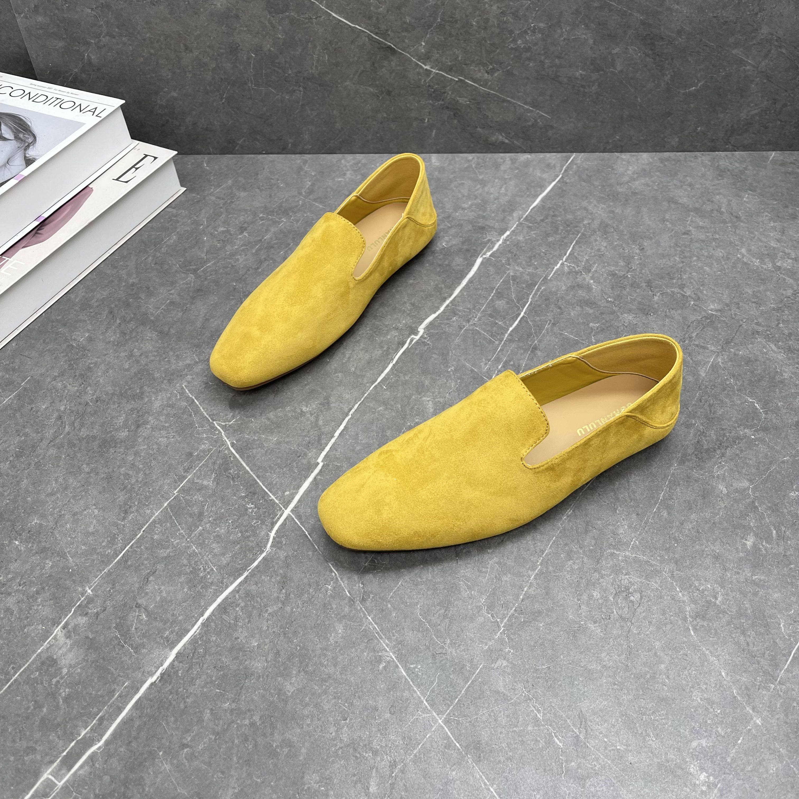 小众设计女方头平底一脚蹬乐福鞋2026春季新款绒面百搭舒适女单鞋,女鞋,勃肯鞋/软木鞋,淘宝优惠券,粉丝福利购,淘宝优惠卷