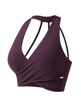 挂脖美背吊带运动内衣女防震防下垂聚拢瑜伽服训练普拉提文胸背心