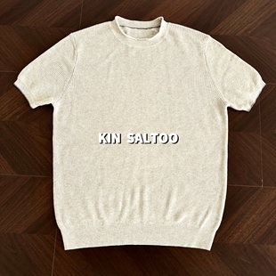 短袖 KINSALTOO 痞帅基础针织衫 新贵BC老钱 麻棉经典