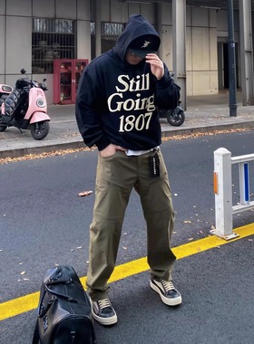 KINSALTOO”伞兵结构裤“美式春季Leaf阿尔法冲锋三防运动伞兵裤