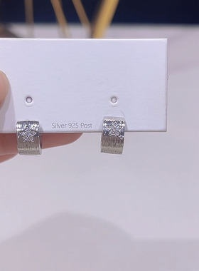 轻奢简约星星耳扣精致小巧耳饰
