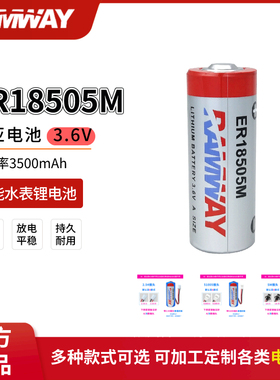 RAMWAY睿奕ER18505M 3.6V锂电池适用三川旌旗IC卡智能水表温控器