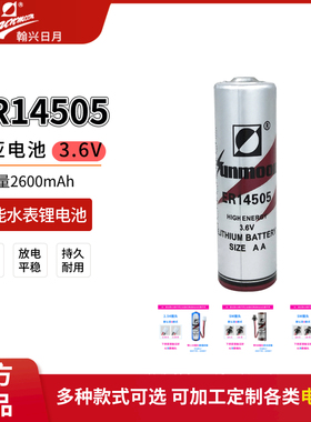 Sunmoon日月ER14505锂电池3.6V适用威胜威铭插卡式智能水表巡更棒