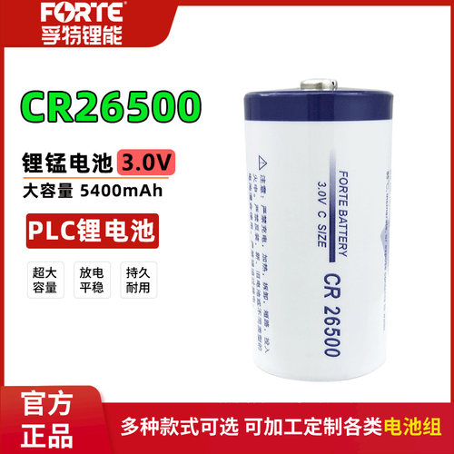 孚特CR26500涡街流量计3V锂电池