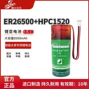 日月ER26500 HPC1520智能水表燃气表流量计2号C型防水3.6V锂电池