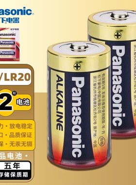 松下LR20BCH手电煤气灶热水器燃气灶发那科系统1号1.5V碱性电池D