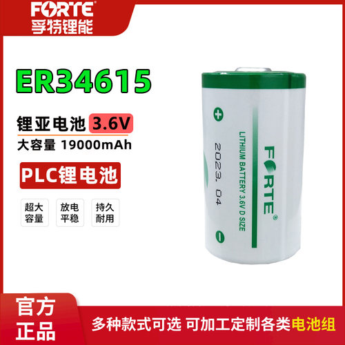 孚特ER34615煤气表3.6V锂电池