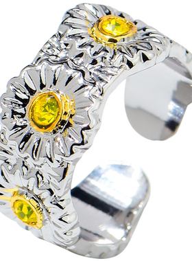 小雏菊戒指GD权志龙向日葵男女