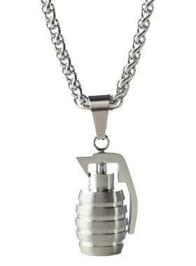 欧美钛钢项链朋克风配饰吊坠