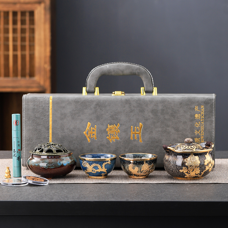 礼品高档送领导老公父亲男士生日礼物定制高档实用型高级茶具套装