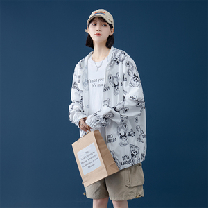 2023新款防晒衣男潮宽松夏季夹克连帽防晒服皮肤衣外套2FS2601P25
