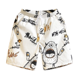 2023夏季印花短裤男ins宽松bf风情侣速干五分沙运动休闲裤1K04P20，男装休闲裤，电商A097