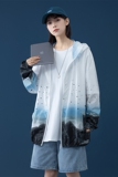 渐变防晒衣男夏季薄款外套潮大码夹克2023新款速干衣服1FS272P25，男装夹克，电商A097
