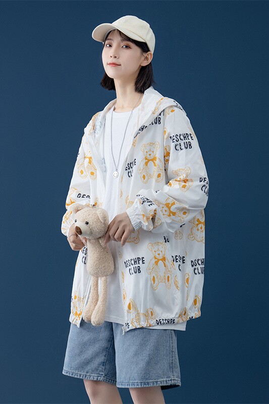2023新款防晒衣男潮宽松夏季夹克连帽防晒服皮肤衣外套2FS2601P25,男装夹克,电商A097