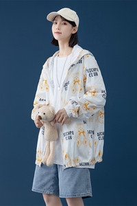 2023新款防晒衣男潮宽松夏季夹克连帽防晒服皮肤衣外套2FS2601P25图片