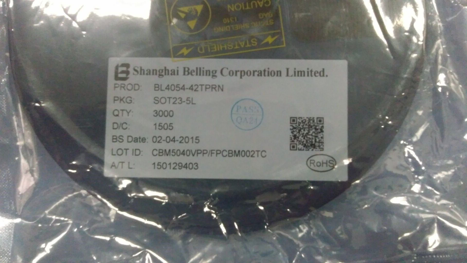 电源IC BL4054-42TPRN SOT23-5L 原装现货 量大价优,欢迎咨询!