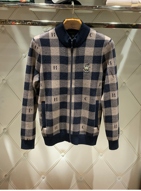 BHPC比华利保罗秋冬22新品男士时尚保暖立领绵羊毛夹克开衫外套