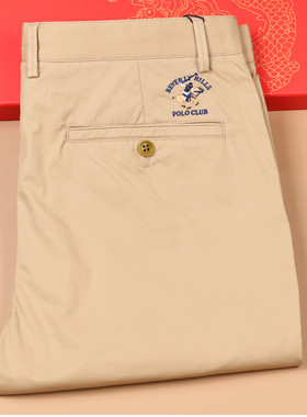 BHPC比华利保罗夏季【中腰小脚】棉质舒适时尚经典款绣标休闲裤