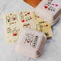 NET Red Love Bento Box Sticker Hộp bánh Snow Mei Niang Đóng gói Hộp cơm trưa Hộp Bột giấy dùng một lần - Hộp cơm điện sưởi ấm nồi ủ cơm văn phòng