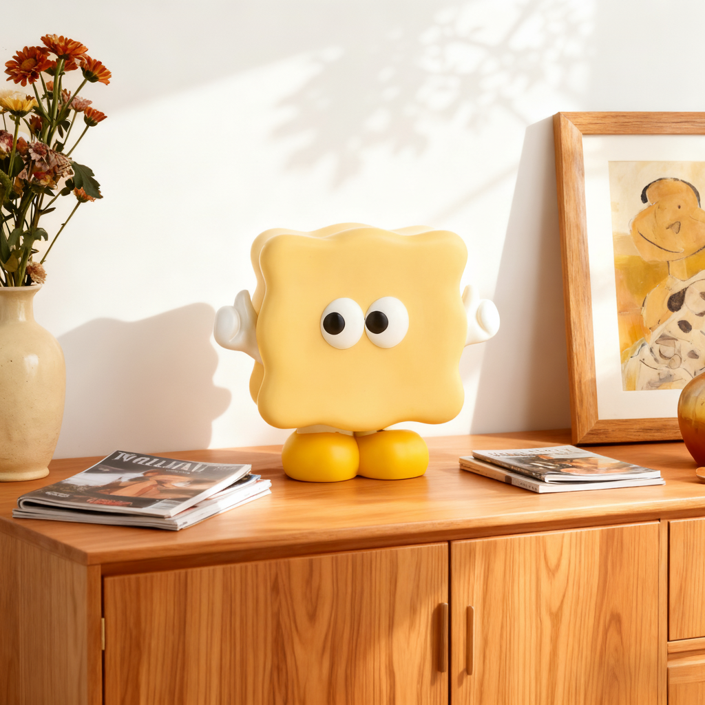 卡通Q版饼干造型树脂桌面摆件