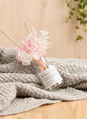 手工钩织毛线花瓶永生花摆件