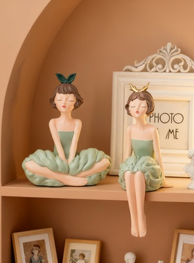 可爱人物树脂桌面摆件生日礼物