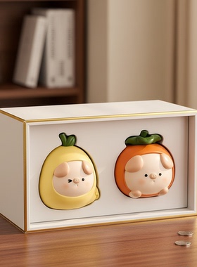 卡通动物树脂桌面摆件礼盒送礼