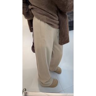 ‘’松紧镰刀阔腿裤 ‘’桑蚕丝醋酸羊毛系列 J1507 叁米 SANMI