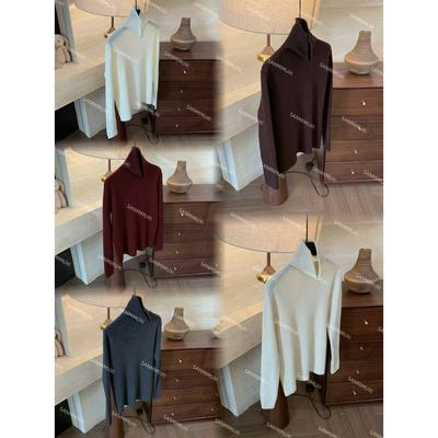 SANMI/叁米  坑条高领正肩针织 S6363