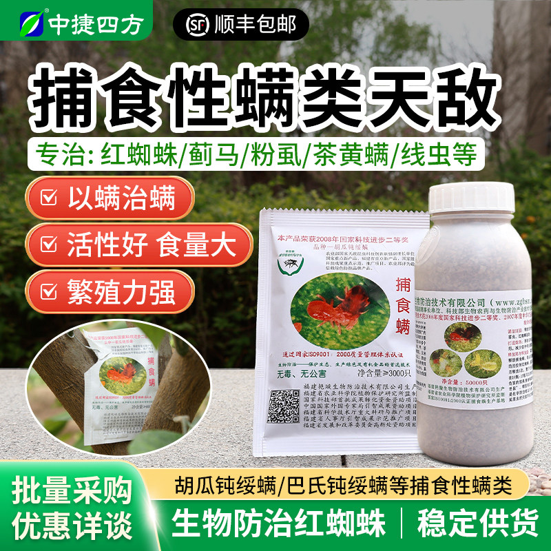 顺丰包邮 捕食螨活虫红蜘蛛蓟马粉虱茶黄螨草莓月季多肉农用园艺,农用物资,捕食螨/寄生蜂,淘宝优惠券,粉丝福利购,淘宝优惠卷